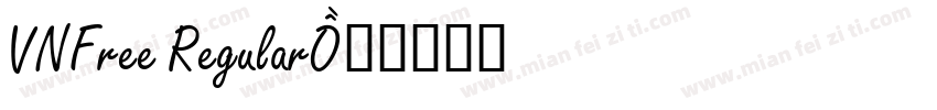 VNFree Regular字体转换